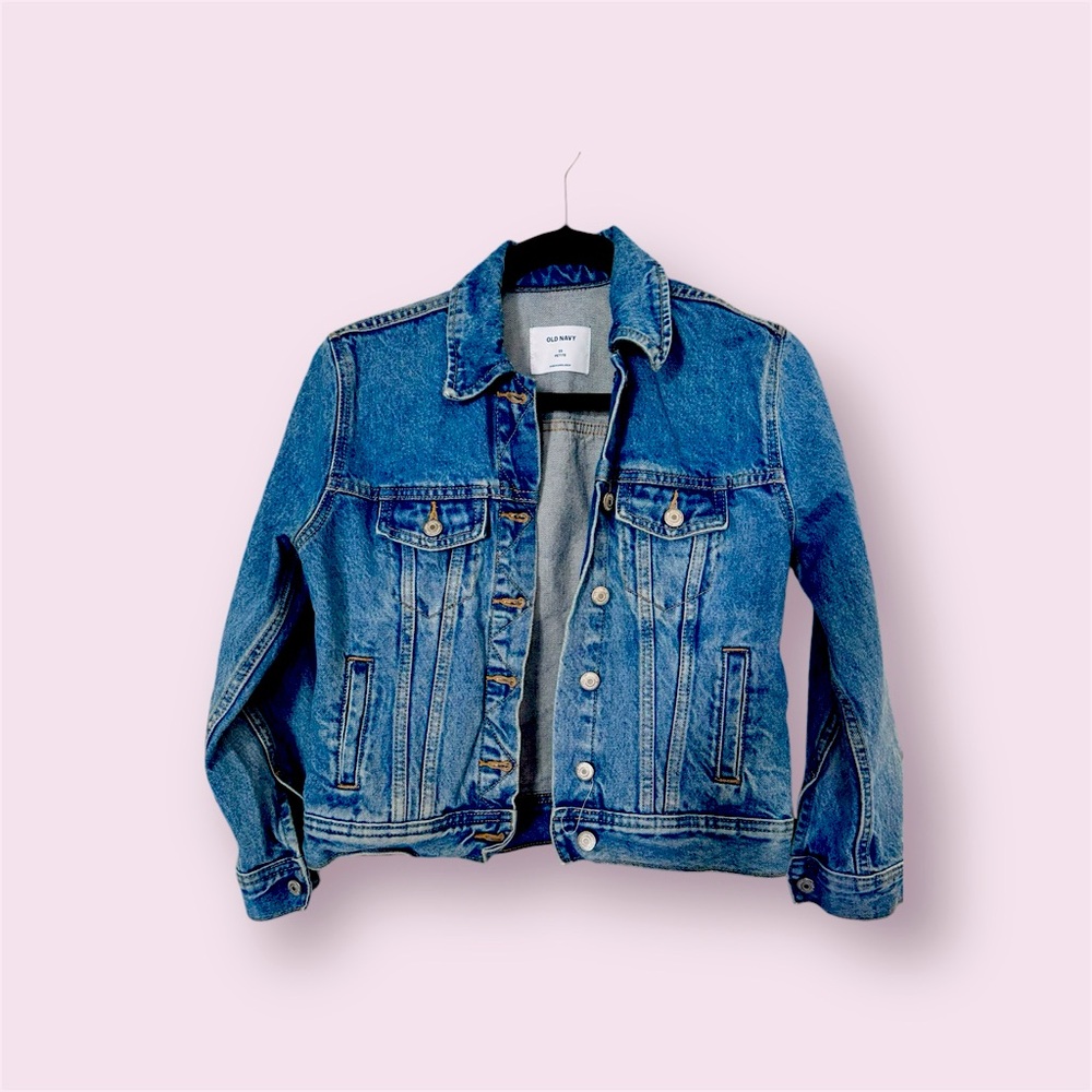 Old Navy American Flag Jean Jacket